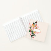 Blush Floral Note Book Notitieboek (Binnen)