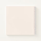 Blush Floral Note Book Notitieboek (Achterkant)