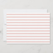 Blush Floral ONE | 1e verjaardag Kaart (Achterkant)