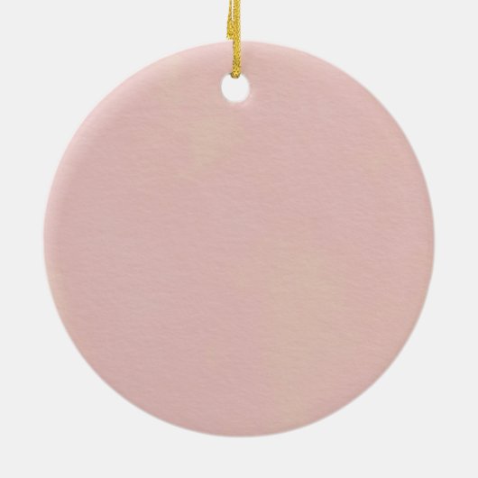 Blush Floral ons eerste Jubileum Keramisch Ornament (Achterkant)