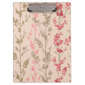 Blush Floral Pattern Klembord (Voorkant)