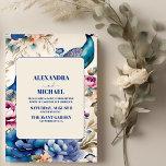Blush Floral Peacock Chinoiserie Wedding Kaart<br><div class="desc">Nodig uw gasten uit voor een feest van tijdloze romance met onze Floral Chinoiserie Wedding Invitation. Geïnspireerd door de delicate schoonheid van Chinoiserie kunst, vormt deze uitnodiging het podium voor een elegante en betoverende affaire. De ingewikkelde bloemenpatronen symboliseren de bloeiende liefde die op je trouwdag gevierd zal worden, waardoor een...</div>
