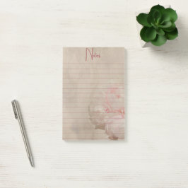  Blush Floral Peony Post-it® Notes