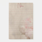  Blush Floral Peony Post-it® Notes (Voorkant)
