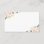 Blush Floral Place kaarten plat Plaatskaartje (Voorkant)