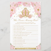 Blush Floral prinses die mama het beste spel kent (Voorkant)