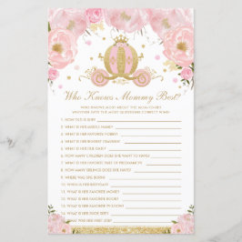 Blush Floral prinses die mama het beste spel kent