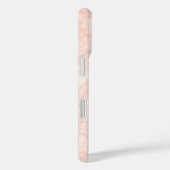 Blush  Floral Print Monogram Case-Mate iPhone Case (Achterkant / Rechts)