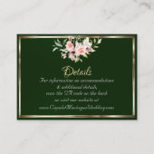 Blush Floral, QR Code - Emerald Informatiekaartje (Voorkant)
