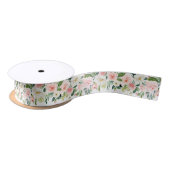 Blush Floral satijn lint (Spoel)