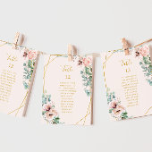 Blush Floral | Schema voor het aantal zetels in pa