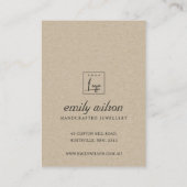 BLUSH FLORAL SISTER GIFT KETTING DISPLAY CARD PLAATSKAARTJE (Achterkant)