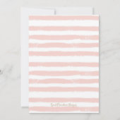 Blush Floral Vrijgezellenfeest Kaart (Achterkant)