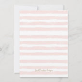 Blush Floral Vrijgezellenfeest Kaart (Achterkant)