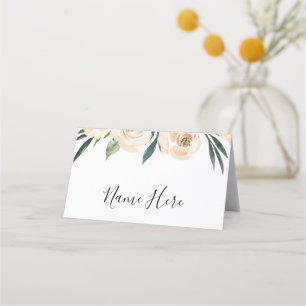 Blush Floral Vrijgezellenfeest Place Card Plaatskaartje