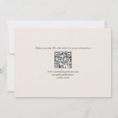 Blush Floral Wedding Save the Date Photo (Achterkant)