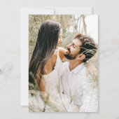 Blush Floral White We maken foto-bruiloft Kaart (Achterkant)