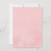 Blush Floral Woodland Wild Animals 1e verjaardag Bedankkaart (Achterkant)