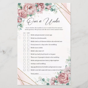 Blush florale eucalyptus gold Over of onder de gam