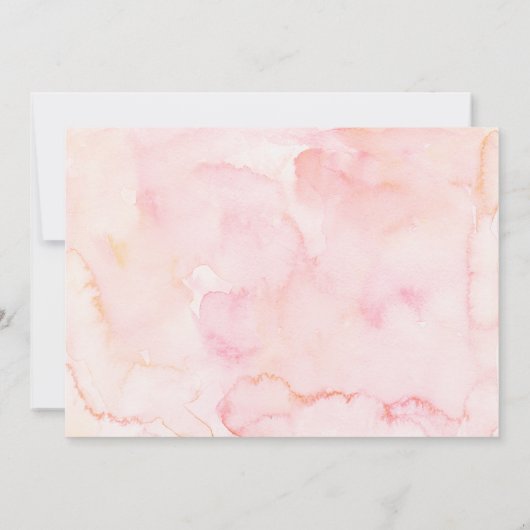 Blush Florals | 30e uitnodiging van de Birthday Pa (Achterkant)