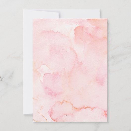 Blush Florals | Foto van Birthday Thank You Card Bedankkaart (Achterkant)