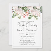 Blush Florals & Greenery Waterverf Vrijgezellenfee Kaart (Voorkant)