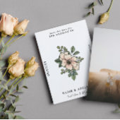  Blush Florals Sparen de Datum Save The Date