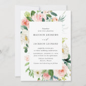 Blush Florals | Uitnodiging tot het indienen van L (Voorkant)