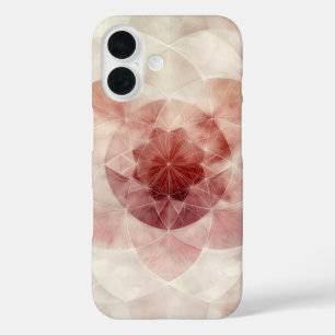 Blush flow petals iPhone 16 hoesje