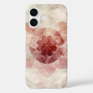 Blush flow petals iPhone 16 hoesje