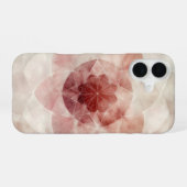 Blush flow petals iPhone 16 hoesje (Achterkant horizontaal)
