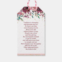 Blush Flowers Gold Confetti Bruids Display Douche