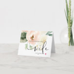 Blush Flowers Happy First Birthday As My Wife Gift Kaart<br><div class="desc">This cute happy birthday as my Wife Card,  is a fun way to celebrate your new Wife's birthday!</div>