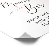 Blush Flowers, Pink Flowers, Boho, Baby shower Poster (Hoek)