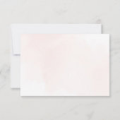 Blush Flowers, Pink Flowers, Boho, Vrijgezellenfee Bedankkaart (Achterkant)