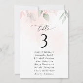 Blush Flowers, Roze Bloemen, Zitkaarten Kaarten (Achterkant)