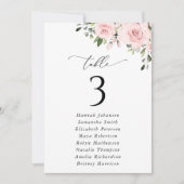 Blush Flowers, Roze Bloemen, Zitkaarten Kaarten (Voorkant)