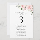 Blush Flowers, Roze Bloemen, Zitkaarten Kaarten (Achterkant)