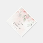 Blush Flowers, Roze Flowers, Greenery, Wedding Servet (Hoek)