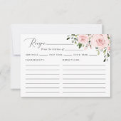 Blush Flowers, Roze Flowers, Vrijgezellenfeest Rec (Voorkant)