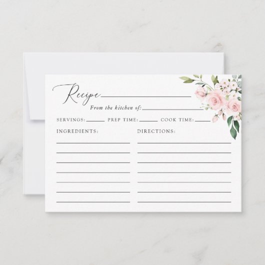 Blush Flowers, Roze Flowers, Vrijgezellenfeest Rec (Voorkant)