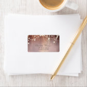 Blush Flowers String Lights Etiket (Insitu)