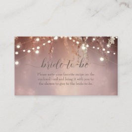 Blush Flowers String Lights Informatiekaartje