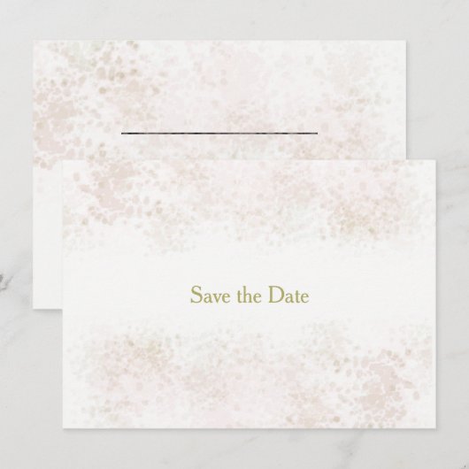 Blush Flush Bewaar De Datum Save The Date (Voorkant / Achterkant)