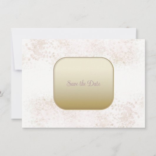 Blush Flush en Goud Save The Date (Voorkant)