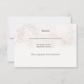 Blush Flush RSVP Kaartje (Achterkant)