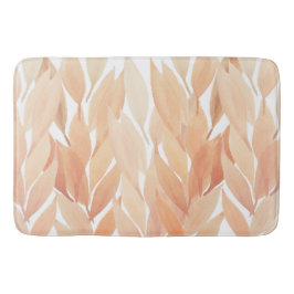 Blush Foliage Waterverf Pastel Tonen Badmat