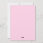 Blush Foto Welkomend Newborn Baby Girl Birth Stat Feestdagenkaart (Achterkant)