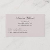 Blush Fotocollage Fotograaf / fotografie Visitekaartje (Achterkant)