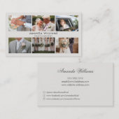 Blush Fotocollage Fotograaf / fotografie Visitekaartje (Voorkant / Achterkant)